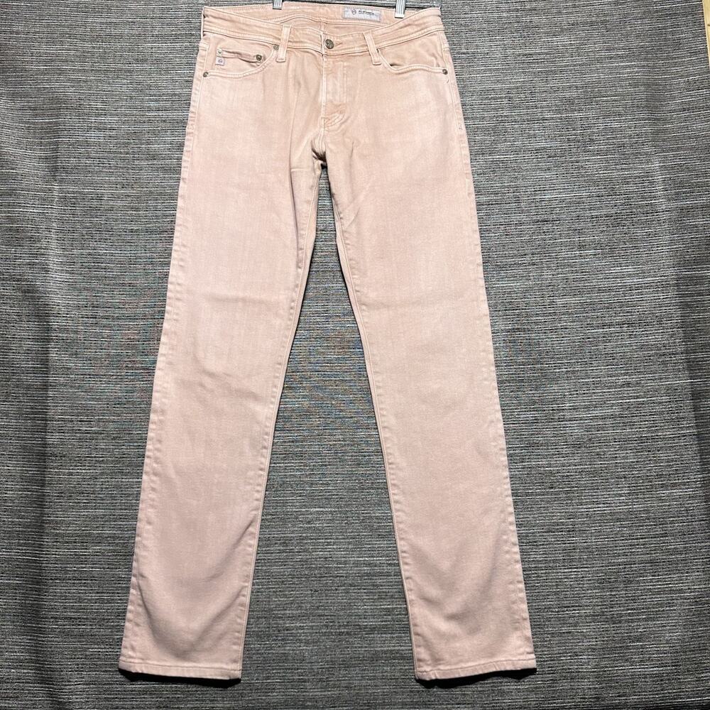 Adriano Goldschmied Jeans Men's 30x33 Pink Tellis Modern Slim Preppy